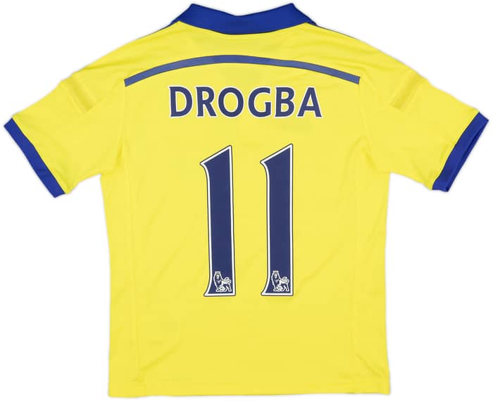 2014-15 Chelsea Away Shirt Drogba #11 - 8/10 - (M.Boys)