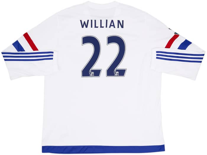 2015-16 Chelsea Away L/S Shirt Willian #22 - 8/10 - (XXL)