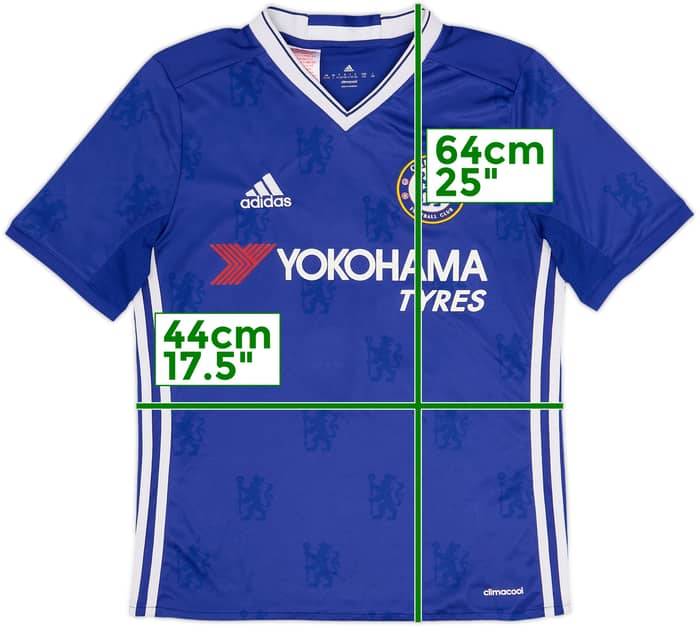 2016-17 Chelsea Home Shirt Champions #17 - 5/10 - (L.Boys)