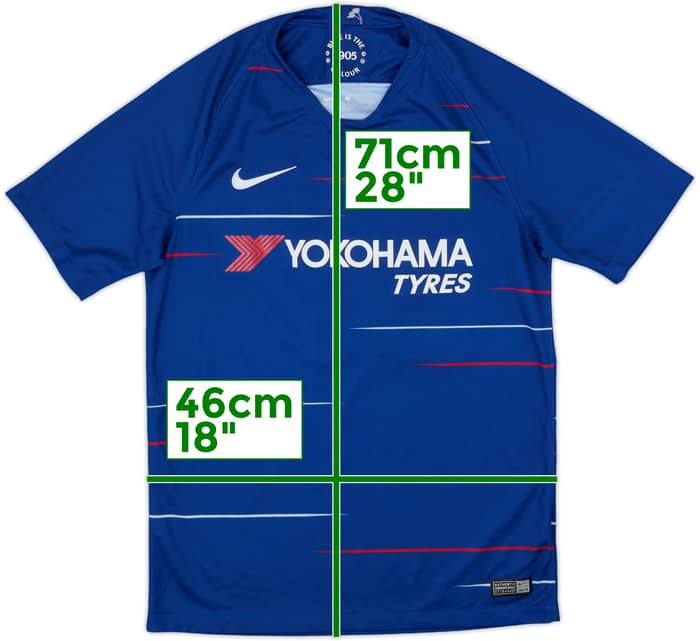 2018-19 Chelsea Home Shirt #17 - 7/10 - (S)