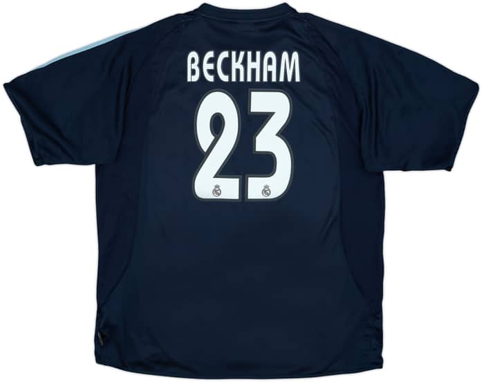 2003-04 Real Madrid Away Shirt Beckham #23 - 7/10 - (L)