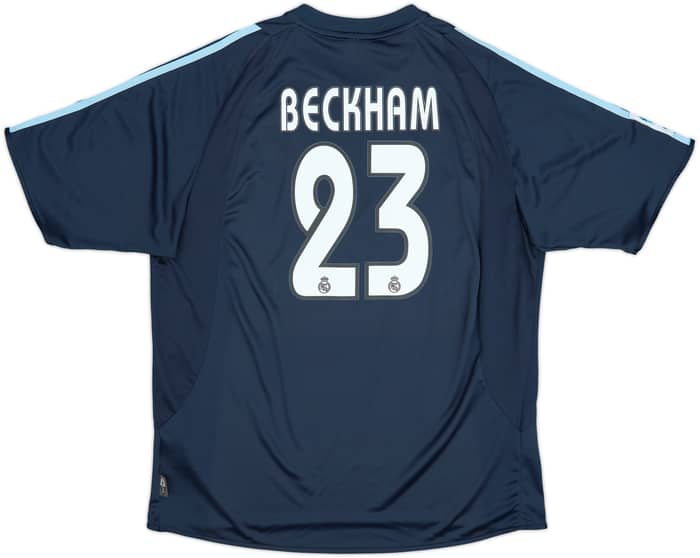 2003-04 Real Madrid Away Shirt Beckham #23 - 5/10 - (XL)