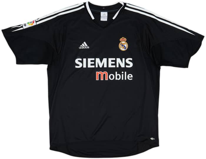 2004-05 Real Madrid Camiseta Visitante Zidane #5 - 7/10 - (L)