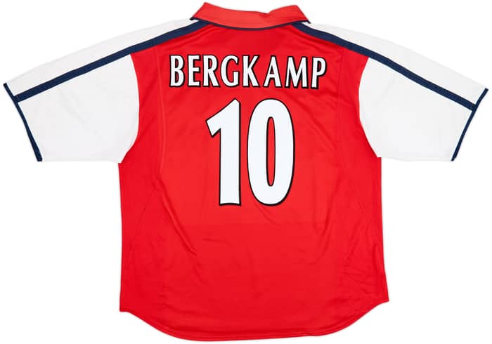 2000-02 Arsenal Home Shirt Bergkamp #10 - 7/10 - (XL)