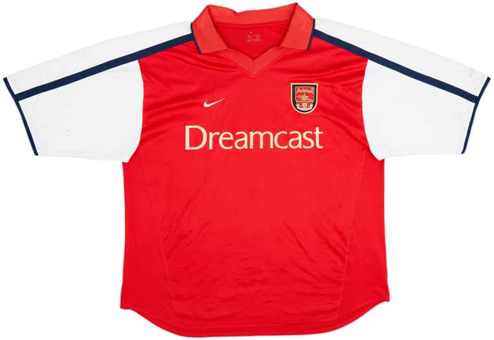 2000-02 Arsenal Home Shirt Bergkamp #10 - 7/10 - (XL)