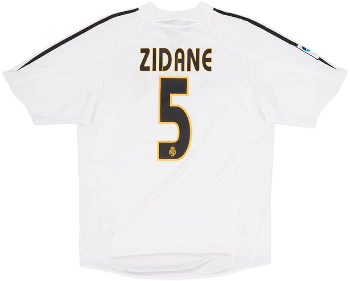 2004-05 Real Madrid Camiseta de local Zidane #5 - 8/10 - (M)