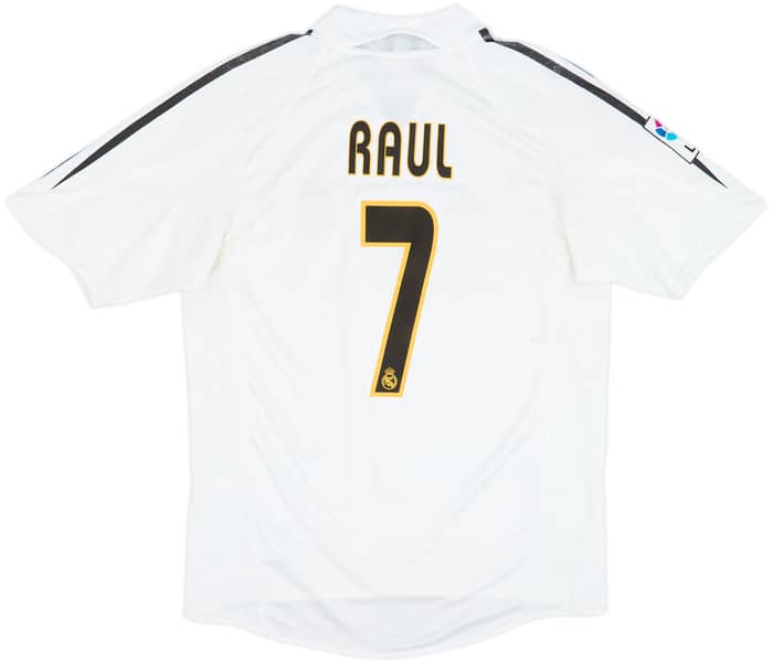 2004-05 Real Madrid Home Shirt Raul #7 - 6/10 - (S)