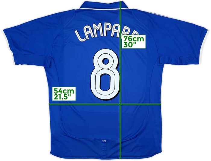 2001-03 Chelsea Home Shirt Lampard #8 - 8/10 - (L)
