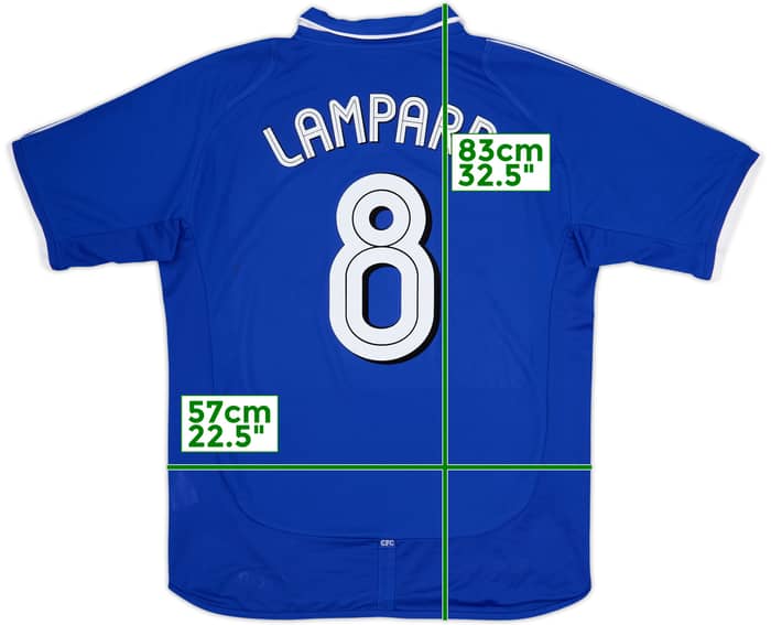 Camiseta de local del Chelsea 2001-03 Lampard #8 - 10/10 - (L)