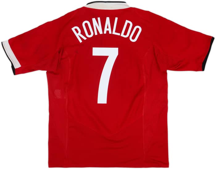 2004-06 Manchester United Home Shirt Ronaldo #7 - 6/10 - (L)