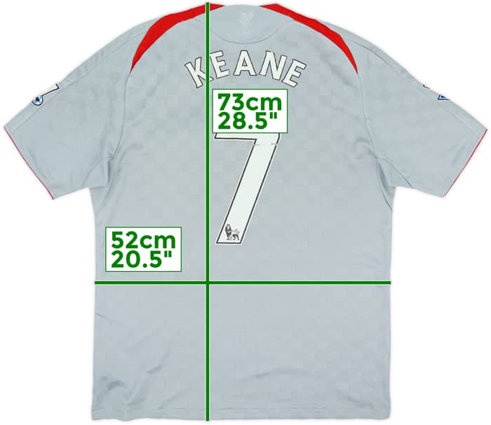 2008-09 Liverpool Away Shirt Keane #7 - 5/10 - (M)