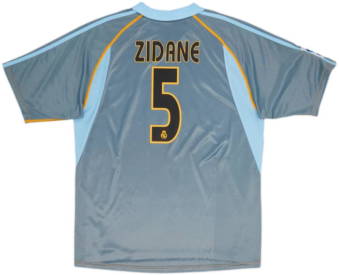 Camiseta de la tercera equipación del Real Madrid 2003-04 Zidane #5 - 7/10 - (L)