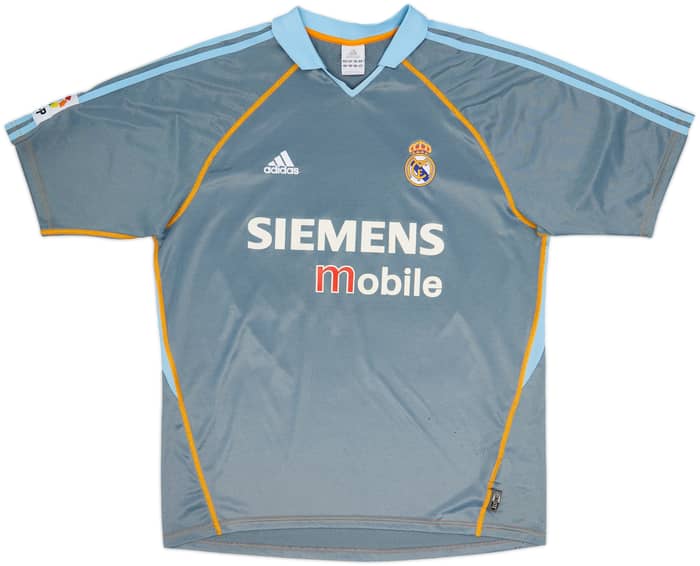 Camiseta de la tercera equipación del Real Madrid 2003-04 Zidane #5 - 7/10 - (L)
