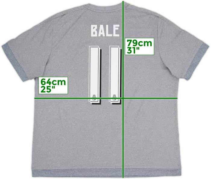 2015-16 Real Madrid Away Shirt Bale #11 - 8/10 - (XXL)