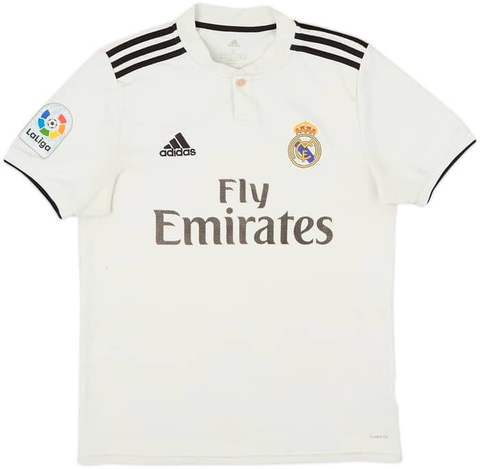 2018-19 Real Madrid Home Shirt - 4/10 - (S)
