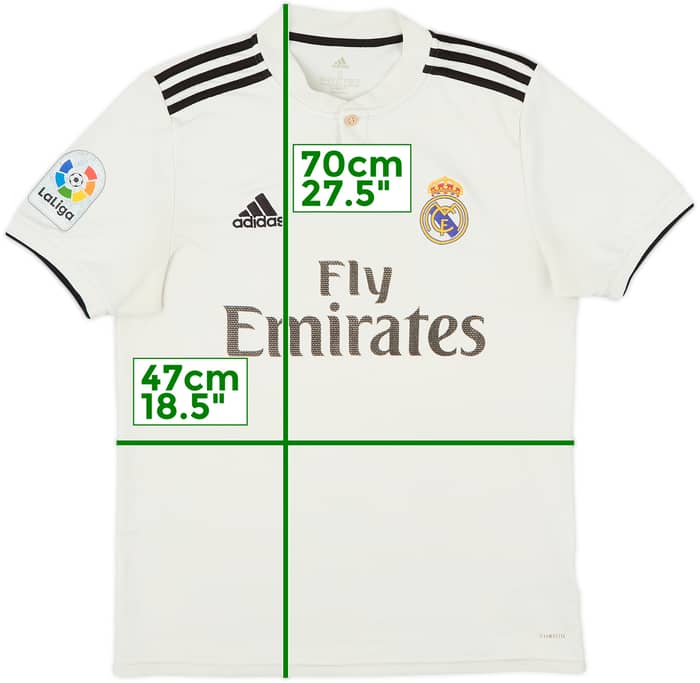 2018-19 Real Madrid Home Shirt - 4/10 - (S)
