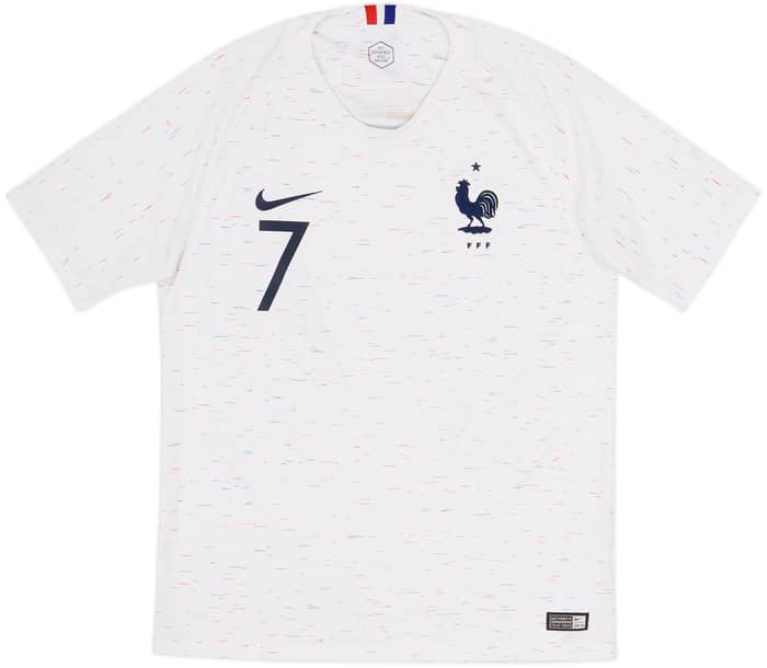 2018 France Away Shirt Griezmann #7 - 7/10 - (M)