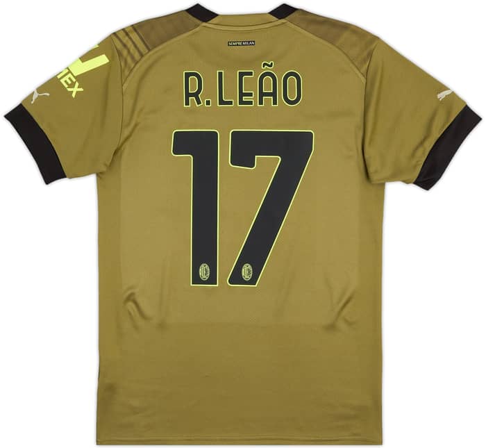 2022-23 AC Milan Third Shirt R.Leao #17 - 9/10 - (S)