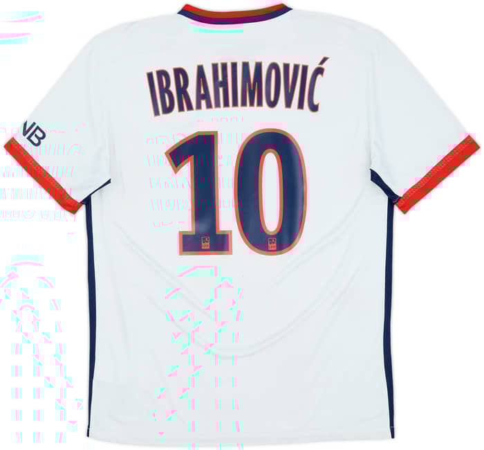 2015-16 Paris Saint-Germain Away Shirt Ibrahimovic #10 - 6/10 - (M)