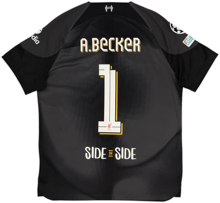2022-23 Liverpool GK S/S Shirt A.Becker #1 - 10/10 - (L)