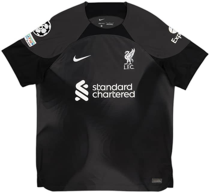 2022-23 Liverpool GK S/S Shirt A.Becker #1 - 10/10 - (L)