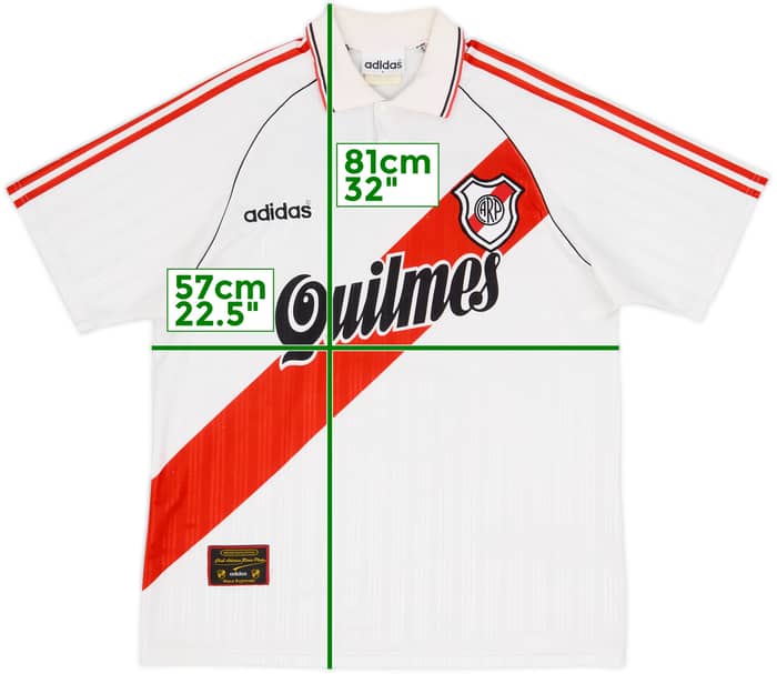 1995-96 River Plate Home Shirt - 8/10 - (L)