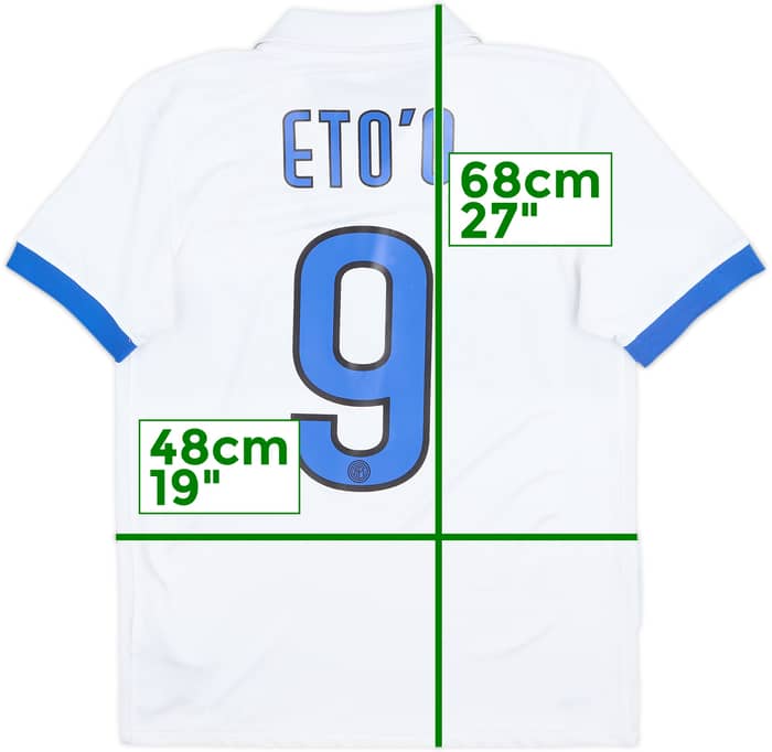 2009-10 Inter Milan Away Shirt Eto'o #9 - 7/10 - (S)