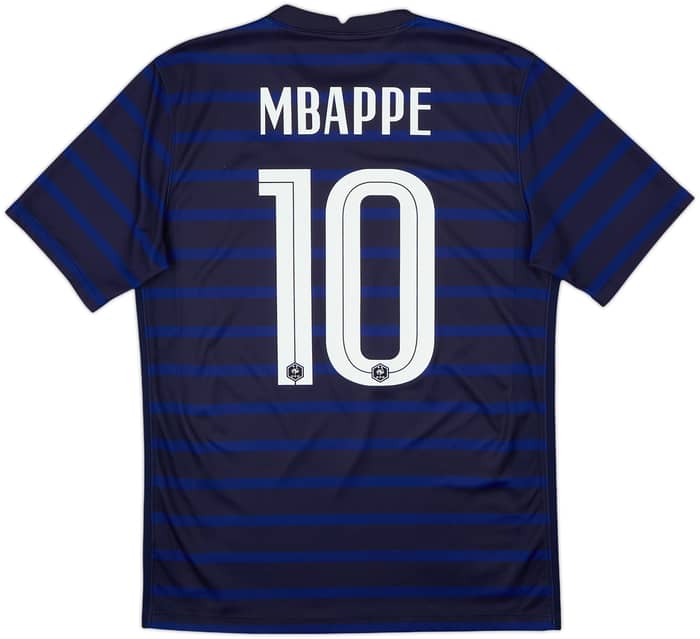 Camiseta de local de Francia 2020-21 Mbappe #10 - 8/10 - (M)