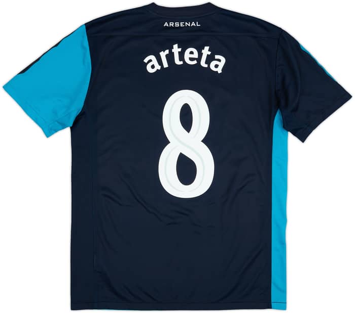 2011-12 Arsenal Visitante Camiseta Arteta #8 - 9/10 - (M)