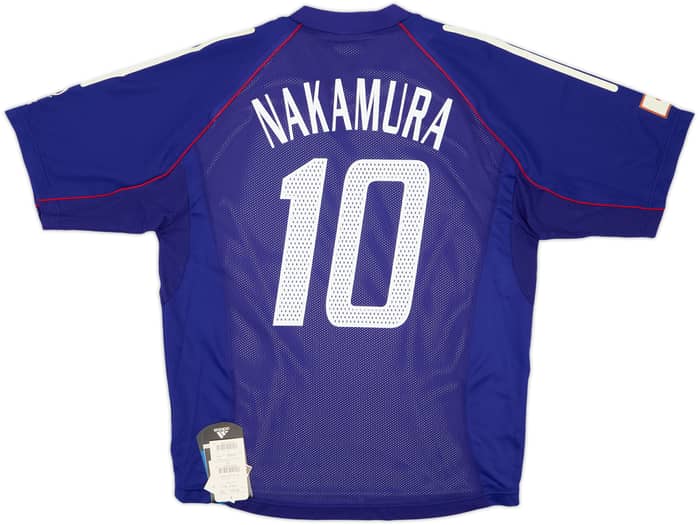 2002-04 Japan Player Issue 'vs Turkey' Home Shirt Nakamura #10 (L)