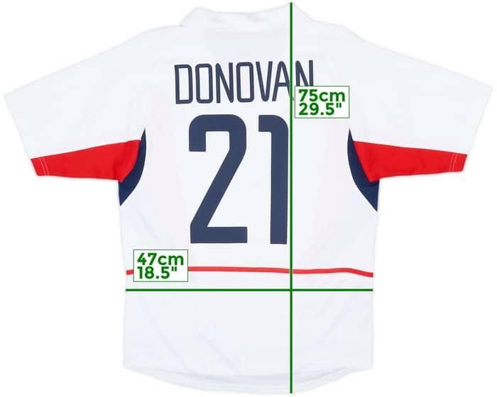 2002-03 USA Home Shirt Donovan #21 - 8/10 - (S)