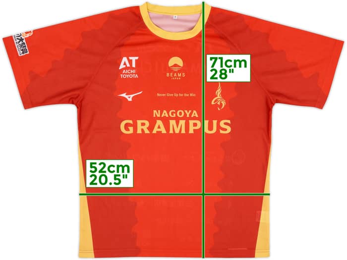 2022 Nagoya Grampus Eight x Beams Stadium Shirt - 10/10 - (M)