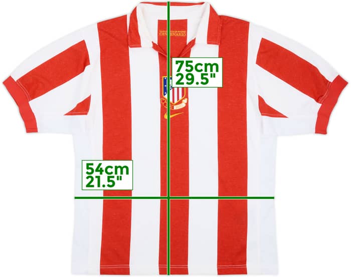 2003-04 Atletico Madrid Centenary Home Shirt - 8/10 - (M)