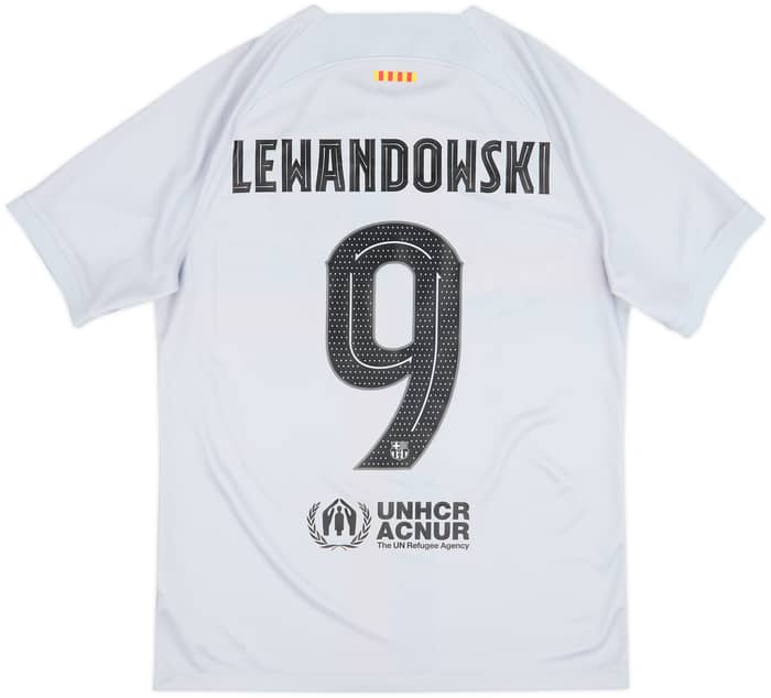 2022-23 Barcelona Third Shirt Lewandowski #9 - 9/10 - (M)