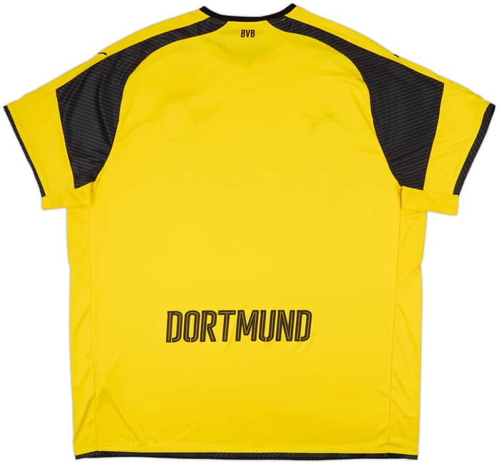 2016-17 Borussia Dortmund Home European Shirt - 7/10 - (3XL)