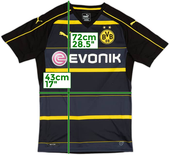 2016-17 Borussia Dortmund Camiseta Visitante - 6/10 - (S)