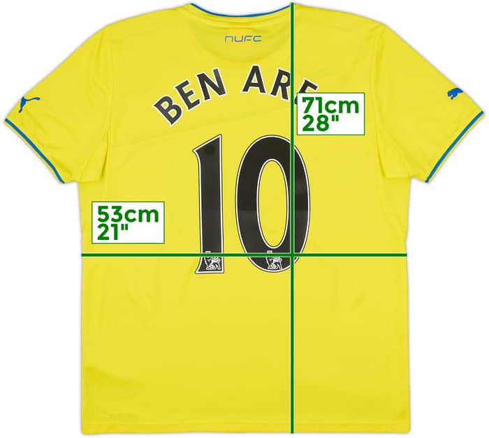 2013-14 Newcastle Third Shirt Ben Arfa #10 - 8/10 - (M)