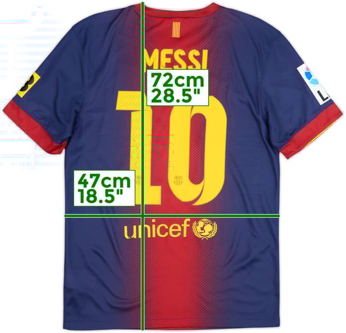 2012-13 Barcelona Camiseta Local Messi #10 - 6/10 - (S)