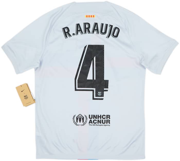 2022-23 Barcelona Third Shirt R.Araujo #4 (M)