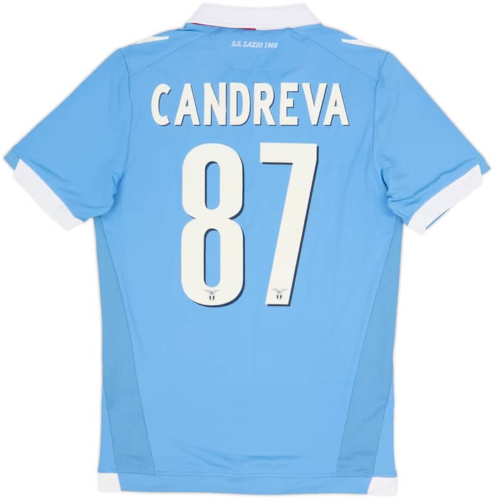 2014-15 Lazio Home Shirt Candreva #87 - 5/10 - (L)