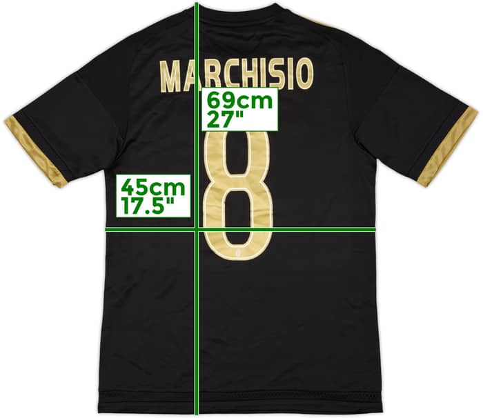 Camiseta de la tercera equipación de la Juventus 2015-16 Marchisio #8 - 10/10 - (S)
