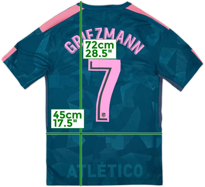 2017-18 Atletico Madrid Third Shirt Griezmann #7 - 10/10 - (S)