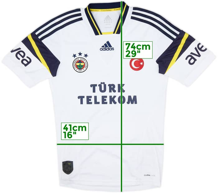 2013-14 Fenerbahce Camiseta Visitante - 8/10 - (S)