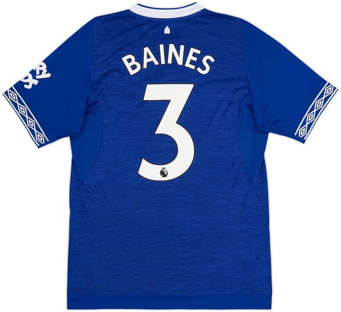 2018-19 Everton Home Shirt Baines #3 - 10/10 - (S)