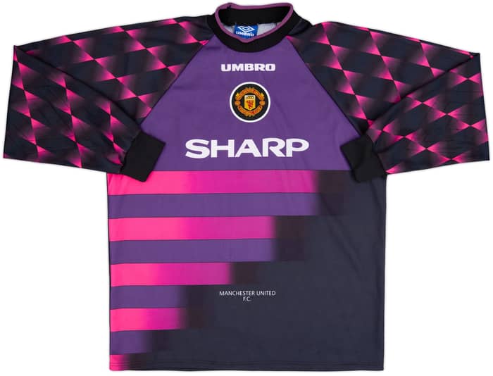 1996-97 Manchester United GK Shirt Schmeichel #1 - 9/10 - (XXL)