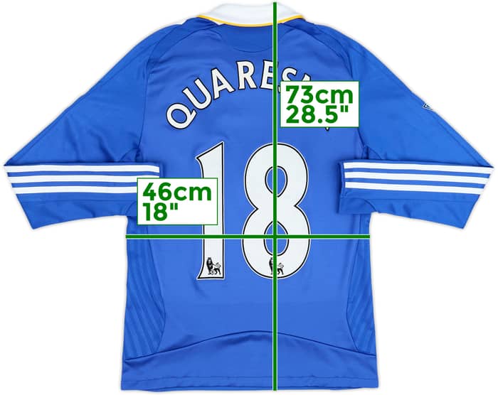 2008-09 Chelsea Home L/S Shirt Quaresma #18 - 8/10 - (S)