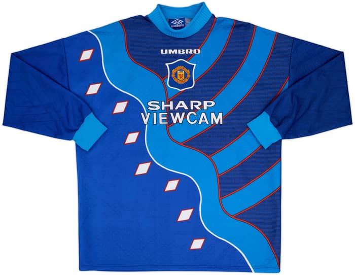 Camiseta de portero del Manchester United 1994-97 Schmeichel #1 - 8/10 - (XXL)