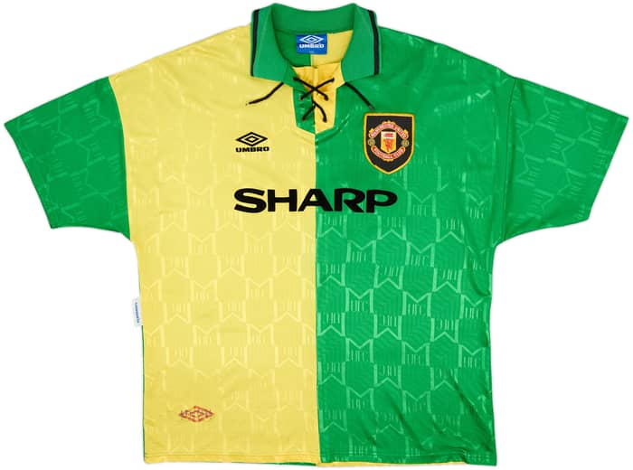 1992-94 Manchester United Third Shirt Cantona #7 - 8/10 - (XXL)