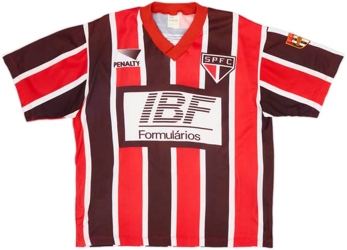 Camiseta de visitante del Sao Paulo 1991-92 #9 - 7/10 - (L)