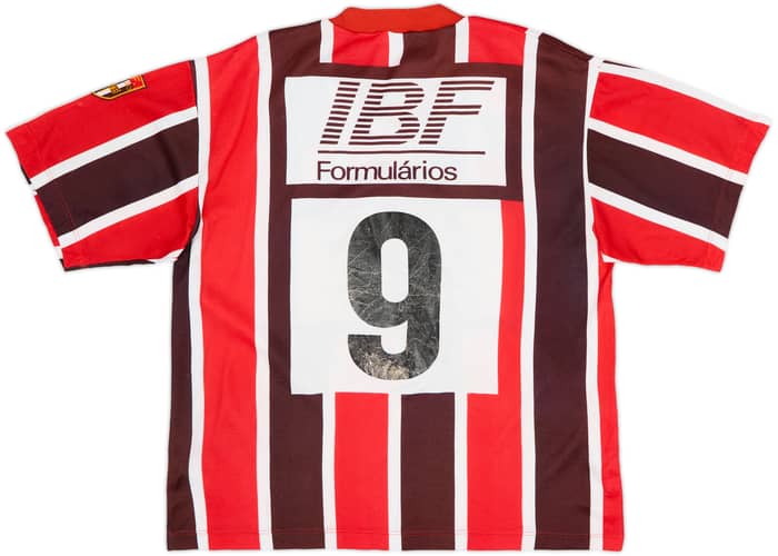 Camiseta de visitante del Sao Paulo 1991-92 #9 - 7/10 - (L)